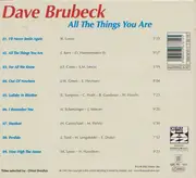 CD - Dave Brubeck - All The Things You Are - Digipak
