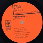 LP - Dave Brubeck - This Is Jazz - Record 3