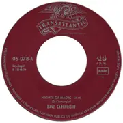 7inch Vinyl Single - Dave Cartwright - Nights Of Magic / Dark Eyed Sailor