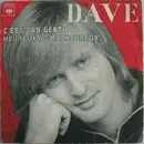 7inch Vinyl Single - Dave - C'est Pas Gentil / Heureux Ou Malheureux - Injected Labels