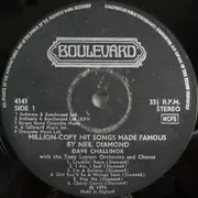 LP - Dave Challinor With Tony Leyton Orchestra & Chorus - Million Copy Hit Songs Made Famous By Neil Diamond