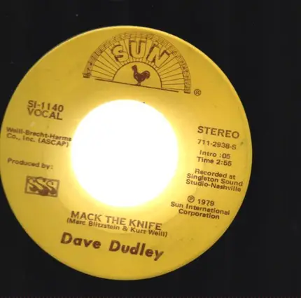 Dave Dudley - Mack The Knife / Moonlight In Vermont