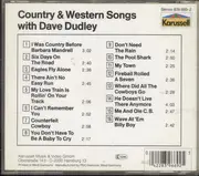 CD - Dave Dudley - Country & Western Songs