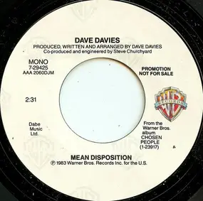 Dave Davies - Mean Disposition