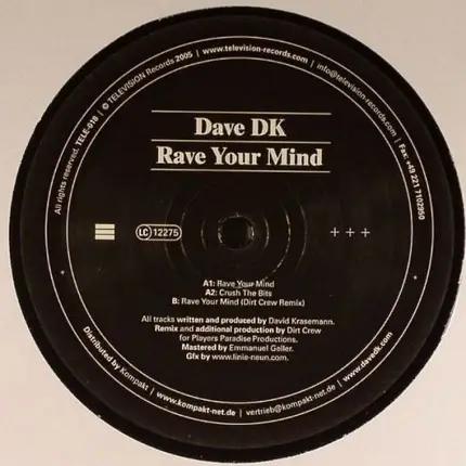 Dave DK - RAVE YOUR MIND