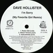 Dave Hollister - I'm Sorry / My Favorite Girl