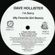 12'' - Dave Hollister - I'm Sorry / My Favorite Girl - Promo