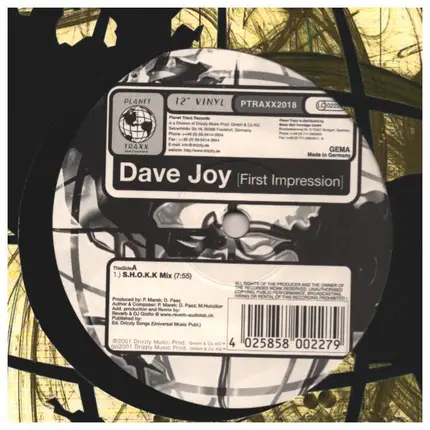 Dave Joy - First Impression