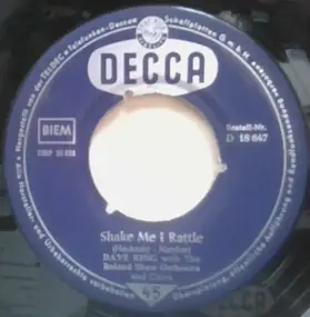 Dave King - Shake Me I Rattle