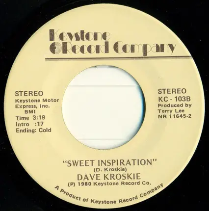 Dave Kroskie - Today / Sweet Inspiration