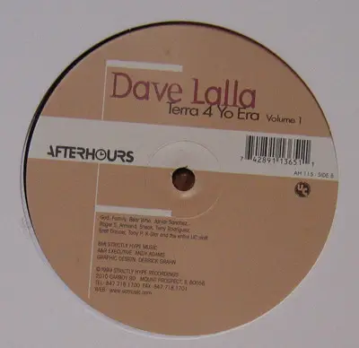 Dave Lalla - Terra 4 Yo Era Vol.1