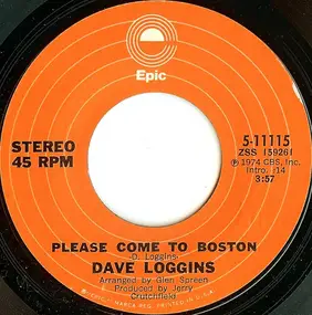 Dave Loggins - Please Come To Boston