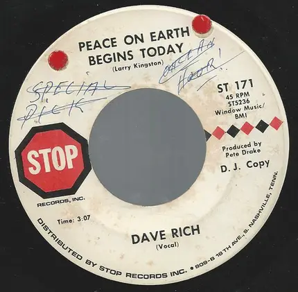 Dave Rich - Peace On Earth Begins Today