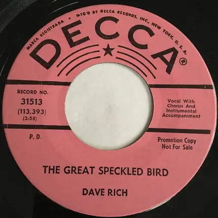 Dave Rich - The Great Speckled Bird