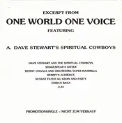 Dave Stewart And The Spiritual Cowboys - Excerpt From ONE WORLD ONE VOICE