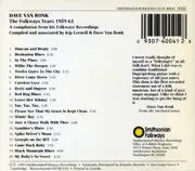 CD - Dave Van Ronk - The Folkways Years 1959-1961