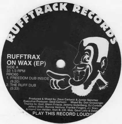 Dave Carlucci & Junior Sanchez - Rufftrax On Wax (EP)