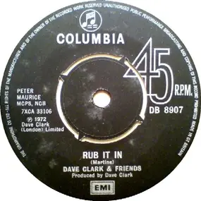 Dave Clark - Rub It In / I'm Sorry Baby