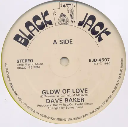Dave Baker - Glow Of Love
