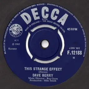 Dave Berry - This Strange Effect