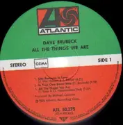LP - Dave Brubeck - All The Things We Are