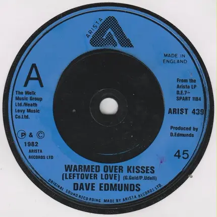 Dave Edmunds - Warmed Over Kisses (Leftover Love)
