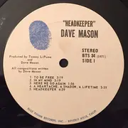 LP - Dave Mason - Headkeeper