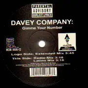 12'' - Davey Company - Gimme Your Number