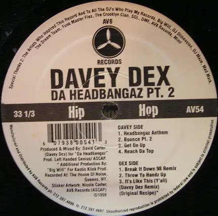 Davey Dex - Da Headbangaz Pt. 2