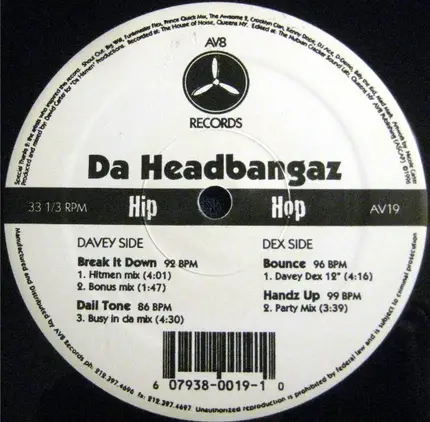 Davey Dex - Da Headbangaz