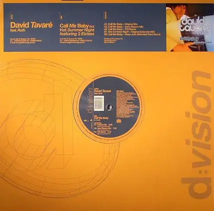 David Tavaré Feat. Ruth - CALL ME BABY