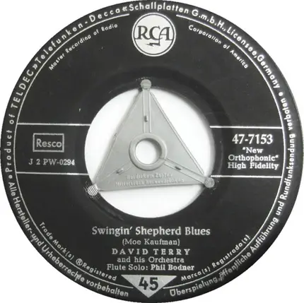 David Terry And His Orchestra - March From The River Kwai And Colonel Bogey / Swingin' Shepherd Blues