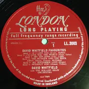 LP - David Whitfield ,With The Roland Shaw Orchestra - Favorites
