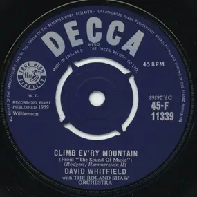 david whitfield - Climb Ev'ry Mountain