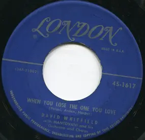 david whitfield - When You Loose The One You Love / Angelus