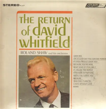 David Whitfield - The Return Of David Whitfield