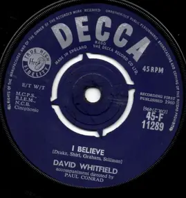 david whitfield - I Believe