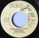 7inch Vinyl Single - David Wills - Thank God For Friday