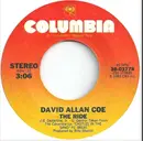 7inch Vinyl Single - David Allan Coe - The Ride - Carrollton Pressing