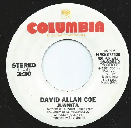 David Allan Coe - Juanita
