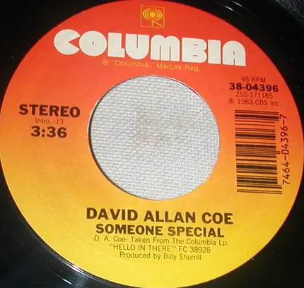 David Allan Coe - Mona Lisa Lost Her Smile