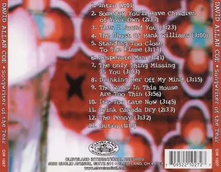 David Allan Coe - Songwriter of the Tear