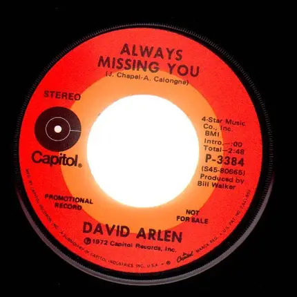 David Arlen - I'm Beginning To See The Light