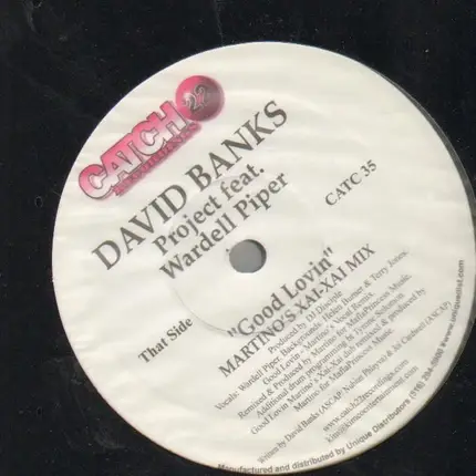 David Banks Project Feat. Wardell Piper - Good Lovin