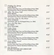 CD - David Benoit - Waiting For Spring