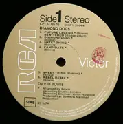 LP - David Bowie - Diamond Dogs - tan labels