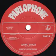 7inch Vinyl Single - David Bowie & Morrissey - Cosmic Dancer (Live) / That's Entertainment