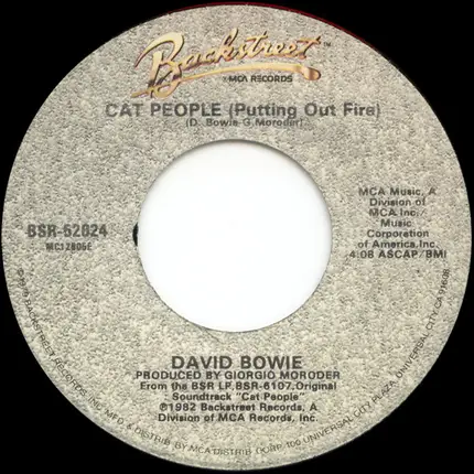David Bowie Music By Giorgio Moroder - Cat People (Putting Out Fire)