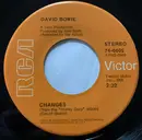 7inch Vinyl Single - David Bowie - Changes - Hollywood Pressing