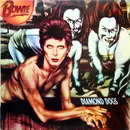 LP - David Bowie - Diamond Dogs - Reissue, Green Labels